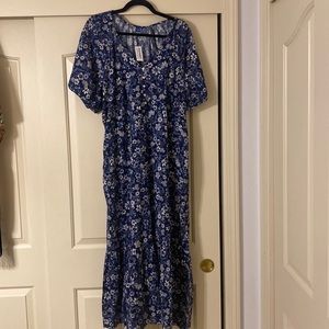 COPY - Floral swing dress with pockets